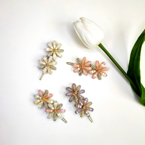 گیره مو مدل بابونه