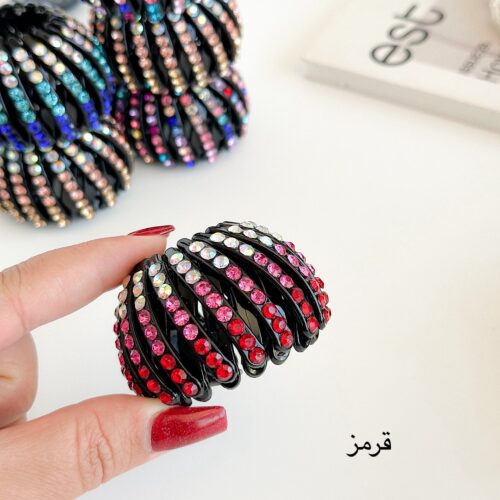 کلیپس چنگکی نگین دار