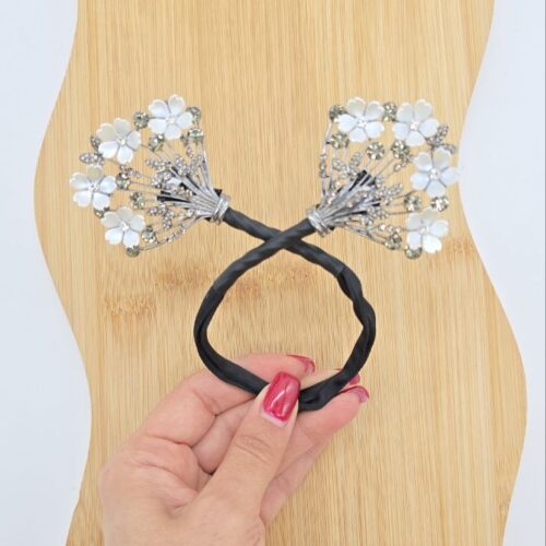 باند فر مدل گل سفید