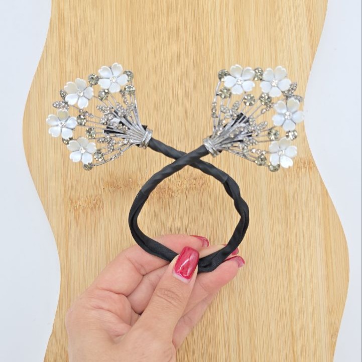 باند فر مدل گل سفید