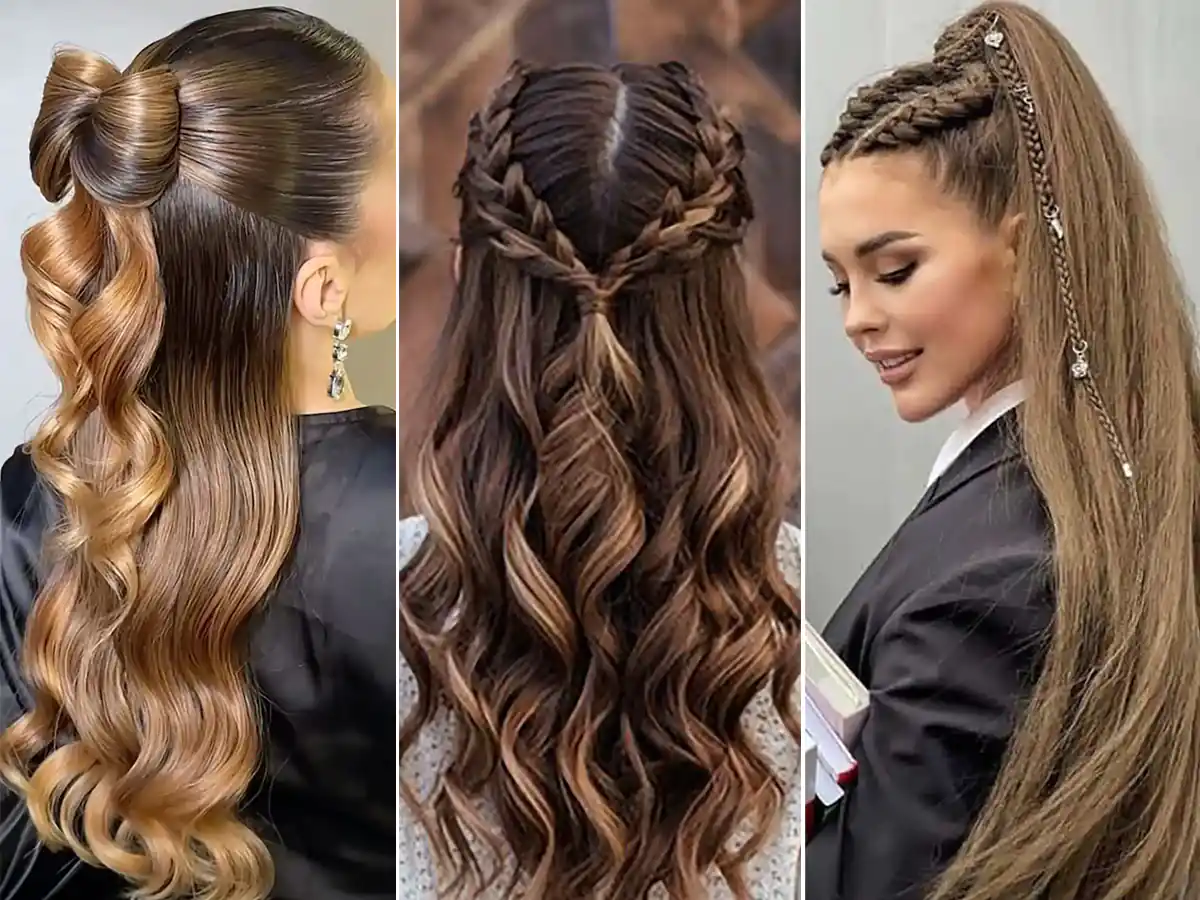 مدل بستن مو برای مهمانی که همه را شگفتزده میکند! موجهای طبیعی با ظاهری آراسته