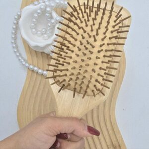 برس چوبی بامبو مستطیلی(بزرگ)