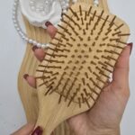 برس چوبی بامبو مستطیلی(بزرگ)