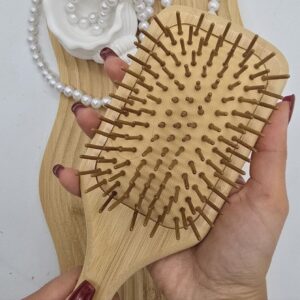 برس چوبی بامبو مستطیلی(بزرگ)