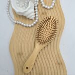 برس چوبی بامبو بیضی (کوچک)