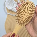 برس چوبی بامبو بیضی (کوچک)