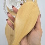 برس چوبی بامبو بیضی (کوچک)