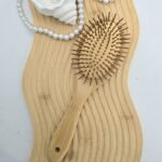 برس چوبی بامبو بیضی (بزرگ)