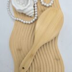 برس چوبی بامبو بیضی (بزرگ)