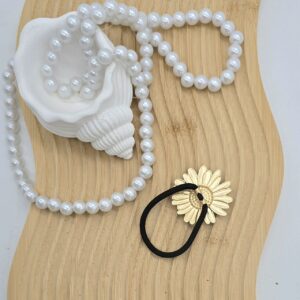 کش مو فلزی مدل گل آفتابگردون