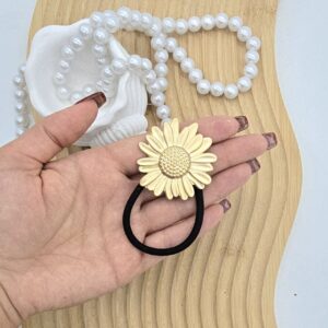 کش مو فلزی مدل گل آفتابگردون