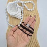 کش مو کارتی 3عددی (مدل شبدر 4 پر)