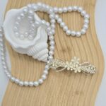 گیره مو فرانسوی طرح گل