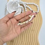 گیره مو فرانسوی طرح گل 5 پر - Image 4