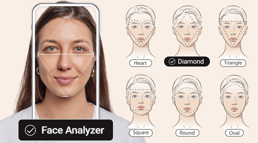 چگونه فرم و شکل صورت خود را تشخیص دهیم؟ چگونه با استفاده از آینه و متر فرم صورت خود را تشخیص دهیم؟
