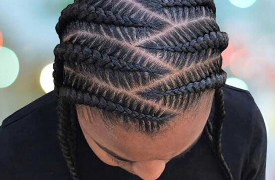 بافت مو آفریقایی بافت کف سر آفریقایی