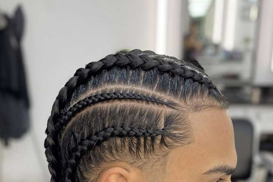 بافت مو آفریقایی بافت آفریقایی برجسته کف سر