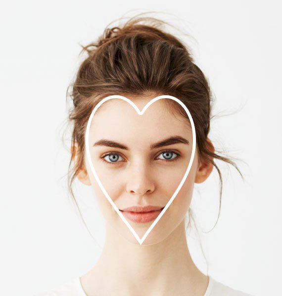 چگونه فرم و شکل صورت خود را تشخیص دهیم؟ فرم صورت قلبی